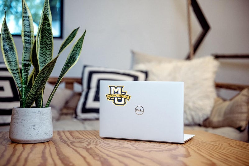 Nudge Printing Collegiate NCAA Car Decal Made from Premium Weatherproof Vinyl (Marquette University) - Image 3